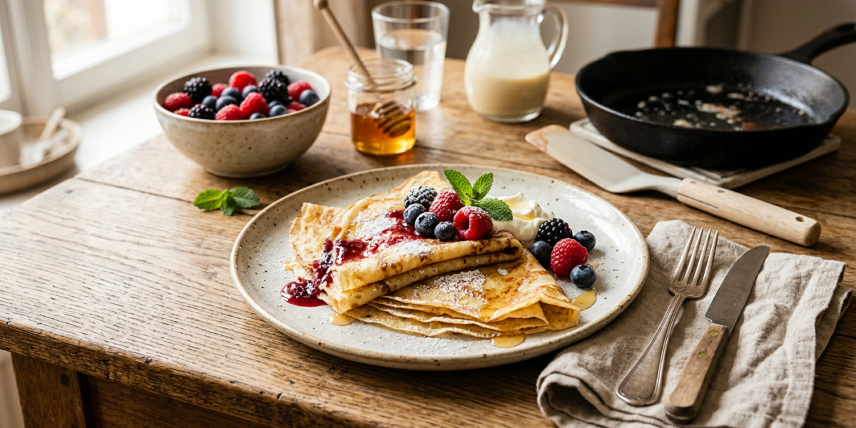 Crepes hauchdünn: Das klassische Rezept für die Pfanne
