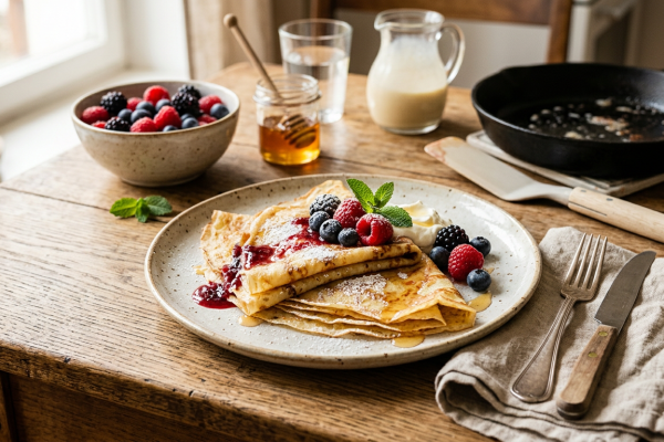 Crepes hauchdünn: Das klassische Rezept für die Pfanne