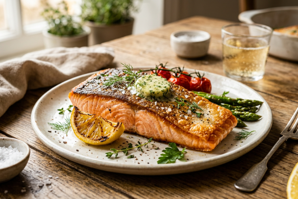 Lachs perfekt braten: Crispy Haut ohne Anhaften